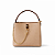 Bolsa Feminina Olivia – Café com Leite Estruturada - Imagem 1