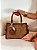Bolsa Feminina Lucca – Caramelo com Tecido Texturizado - Imagem 1
