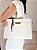 Bolsa Feminina Laura – Off White Estruturada - Imagem 2