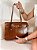 Bolsa Feminina Laura – Caramelo Estruturada - Imagem 1