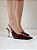 Scarpin Feminino Mônaco – Marsala com Salto Dourado 7cm - Imagem 6