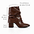 Bota Feminina Ravello – Café Cano Curto Salto Bloco - Imagem 5