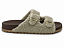 Chinelo Feminino Mel – Natural Acinzentado com Fivelas - Imagem 1
