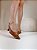 Slingback Feminino Letícia – Caramelo com Detalhe Dourado - Imagem 2