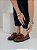 Mocassim Feminino Amanda – Croco Marrom com Acabamento Verniz - Imagem 2
