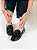 Mocassim Feminino Amanda – Croco Preto com Acabamento Verniz - Imagem 2