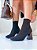 Bota Meia Feminina Duda – Café Knit com Salto 7cm - Imagem 4
