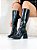 Bota Feminina Isa – Preta Cano Alto com Salto 7cm - Imagem 2