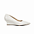 Scarpin Sami – Off White com Salto Anabela 5cm | Glow Store - Imagem 1
