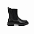 Bota Feminina Taina - Coturno Preto Cano Médio Tratorado | Glow Store - Imagem 1