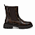 Bota Feminina Taina – Café Coturno Cano Médio Tratorado | Glow Store - Imagem 1