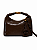 Bolsa Feminina Dominique – Café Pequena com Alça Transversal | Glow Store - Imagem 1