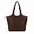 Bolsa Feminina Charlotte – Café Grande com Alça de Ombro | Glow Store - Imagem 1