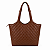 Bolsa Feminina Charlotte – Caramelo Grande com Alça de Ombro | Glow Store - Imagem 1