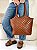 Bolsa Feminina Charlotte – Caramelo Grande com Alça de Ombro | Glow Store - Imagem 2
