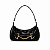 Bolsa Feminina Mila – Preta Pequena com Alça Transversal | Glow Store - Imagem 1