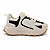Tênis Feminino Tairine – Off White com Preto Sola Alta | Glow Store - Imagem 1