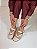 Sapatilha Feminina Pri – Off White em Tela com Detalhe Dourado | Glow Store - Imagem 4