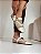 Sapatilha Feminina Pri – Off White em Tela com Detalhe Dourado | Glow Store - Imagem 3