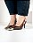 Scarpin Feminino Milão - Café com Bico Dourado e Salto 7 cm - Imagem 8