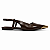 Sapatilha Feminina Firenze Café com Bico Dourado | Glow Store - Imagem 1