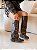 Bota Feminina Lari Café Cano Alto com Fivela | Glow Store - Imagem 8