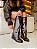 Bota Feminina Lari Café Cano Alto com Fivela | Glow Store - Imagem 2