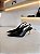 Scarpin Feminino Mônaco - Preto com Salto Dourado 7 cm Glow Store - Imagem 4