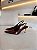 Scarpin Feminino Mônaco - Marsala Verniz com Salto Dourado 7 cm | Glow Store - Imagem 6