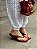 Tamanco Feminino Maya - Marsala com Salto Anabela 6 cm | Glow Store - Imagem 4