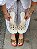 Tamanco Feminino Lia Off - White com Salto 5 cm e Detalhes Dourados | Glow Store - Imagem 4