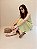 Sandália Rasteira Feminina Melina - Amêndoa com Aplicações | Glow Store - Imagem 7