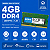 Memória Ram 4gb Ddr4 Notebook Sodimm 2666mhz Pc4-2666 1.2v - Imagem 2