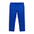 Calça Sarja Brim Azul Royal Cintura Elástica - Imagem 1