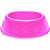 Comedouro Plastico Patinhas Pequeno Lilas 110 ml - Imagem 1
