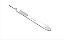 Cabo para Bisturi Inox Nº 3 (12cm) - Vital Gold - Imagem 1