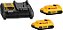 Kit 2 Bat 2ah 20v Com Carregador Bivolt DCB203C2 - Dewalt - Imagem 1