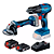 Combo Bosch Furad Gsb 185-Li e Esm Gws 180 Li completa Bosch - Imagem 1
