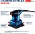 Lixadeira  Profissional  Orbital Bosch Professional Gss 140  Azul 220w 220v - Imagem 6