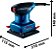 Lixadeira  Profissional  Orbital Bosch Professional Gss 140  Azul 220w 220v - Imagem 5