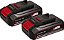 Kit 2 Baterias Power X-Change Íons De Lítio 2.5ah 18v - Einhell - Imagem 1