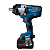 Chave De Impacto 3/4" 1600nm 18v Com 2 Baterias 8.0ah 1 Carregador E Maleta Gds 18v-1600hc - Bosch - Imagem 3