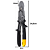 Tesoura De Aviacao Profissional Curto E Reta - Toughbuilt - Imagem 3