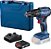 Parafusadeira/Furadeira Imp. 18v Gsb185li + Maleta + 1bat - Bosch - Imagem 1