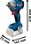 Chave De Impacto 1/2" 18v Gds 18v-350 Sb Brushless - Bosch - Imagem 7