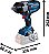 Chave De Impacto 3/4" 1.600nm 18v Gds 18v-1600hc Sb - Bosch - Imagem 3