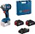 Chave De Impacto Gds 18v-350 + Carregador E 2 Bat 4ah - Bosch - Imagem 1