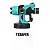 Pistola De Pintura A Bateria 21v Tinta Fast Charger 3 Bicos Cor Azul-turquesa - Imagem 6