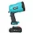 Pistola De Pintura A Bateria 21v Tinta Fast Charger 3 Bicos Cor Azul-turquesa - Imagem 4