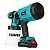 Pistola De Pintura A Bateria 21v Tinta Fast Charger 3 Bicos Cor Azul-turquesa - Imagem 7